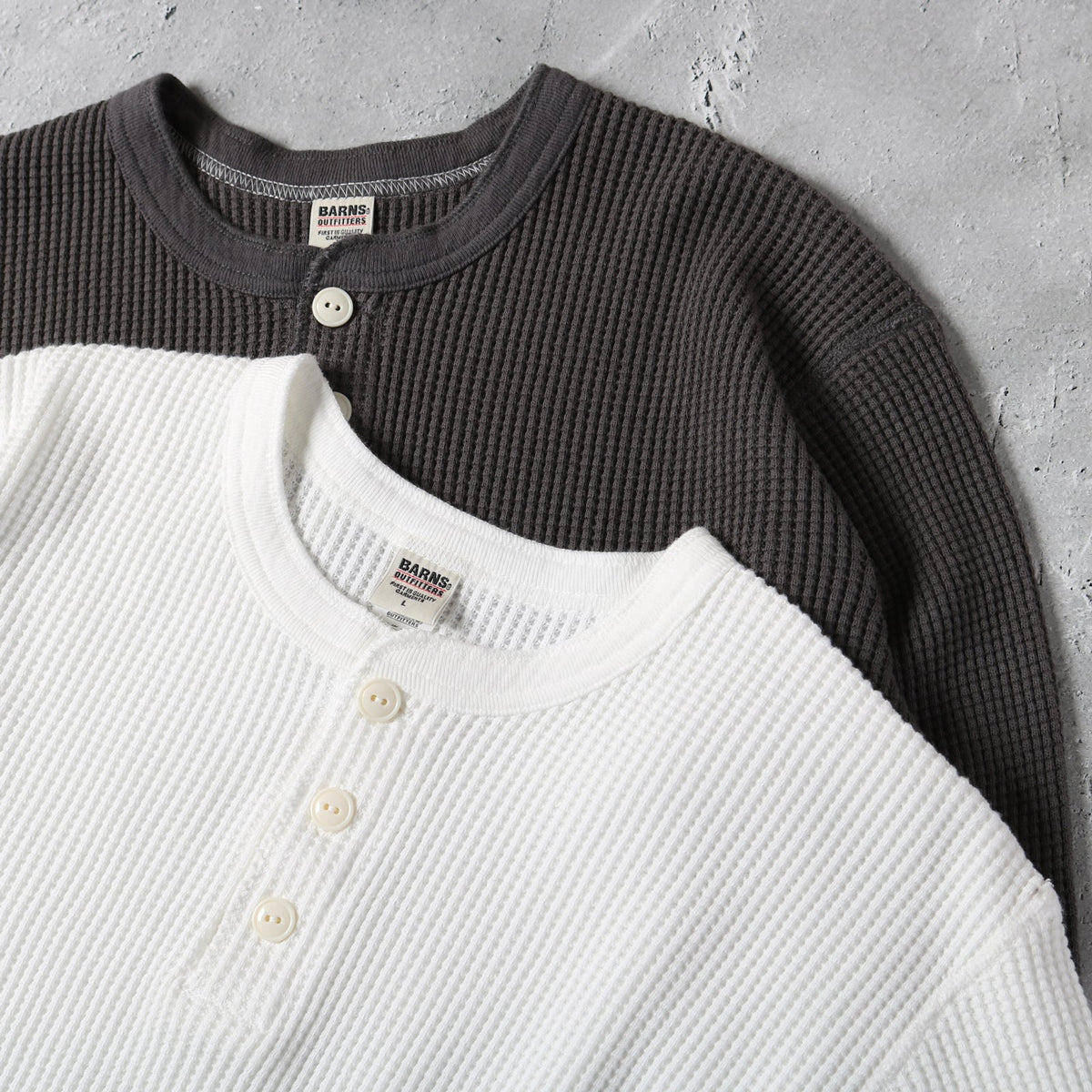DEUXIEME CLASSE - 【新品】AMERICANA THERMAL BACK HENLEY NECK AMERICANA THERMAL BACK HENLEY NECK