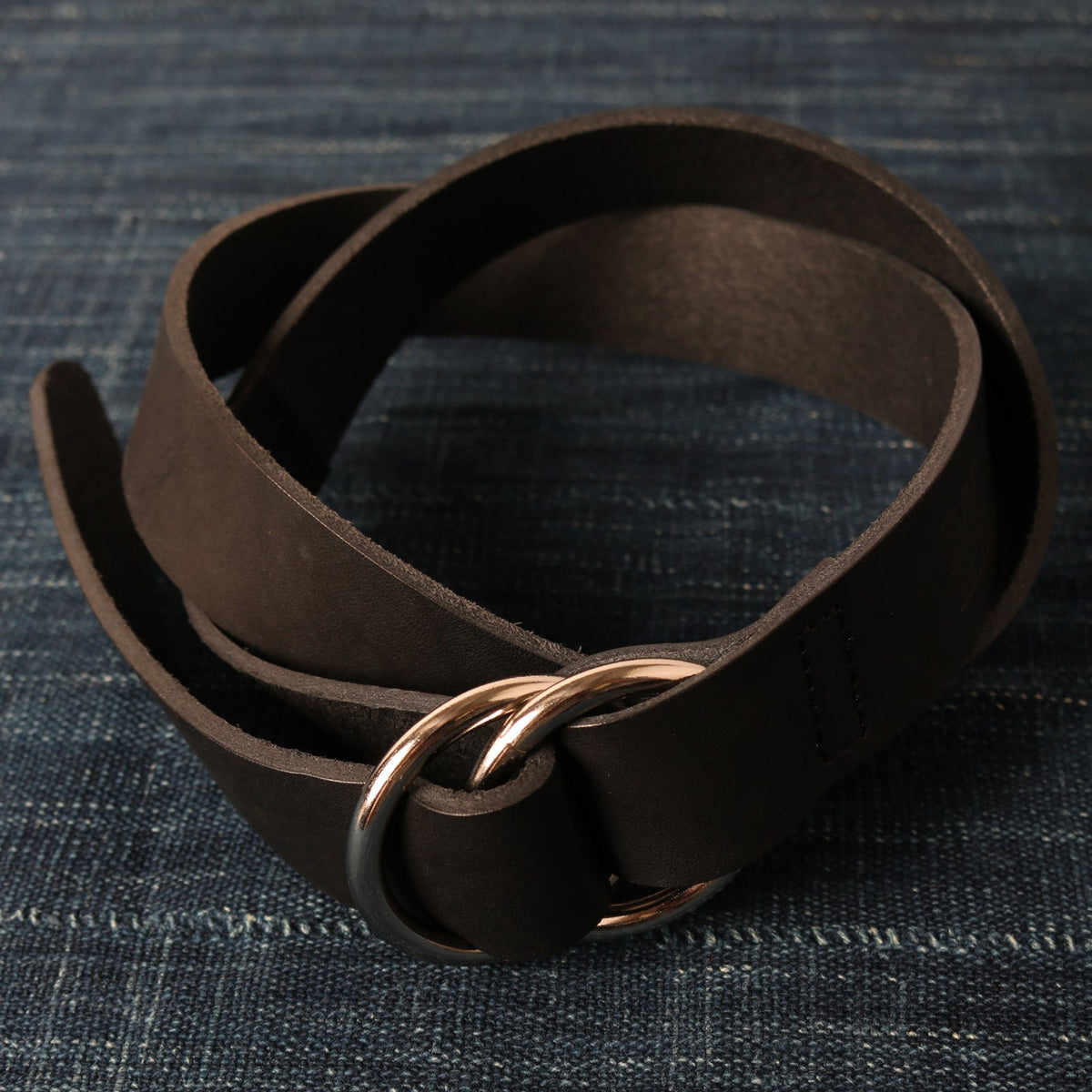 Himeji Leather】30mm Double Ring Belt LE-4350 – BARNS OUTFITTERS