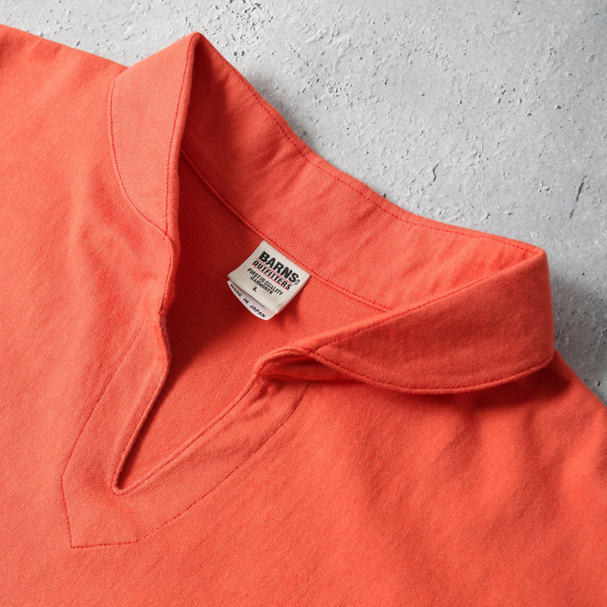 STANDARD” COZUN Skipper Neck Polo T-shirt BR-7100 – BARNS