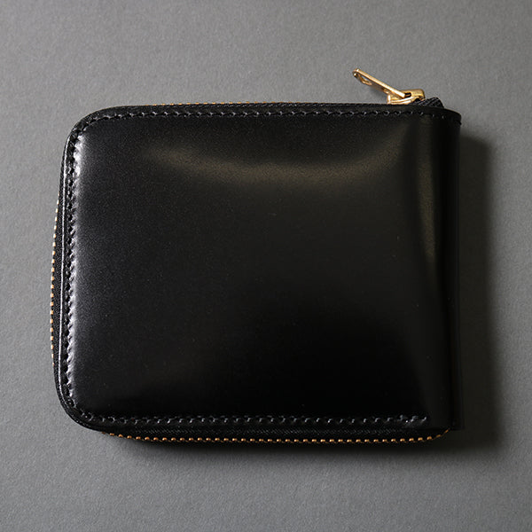 小物 BARNS OUTFITTERS CORDOVAN ROUNDZIP Cordovan × Tochigi Leather】Round Zip Bifold Wallet LE-4319N