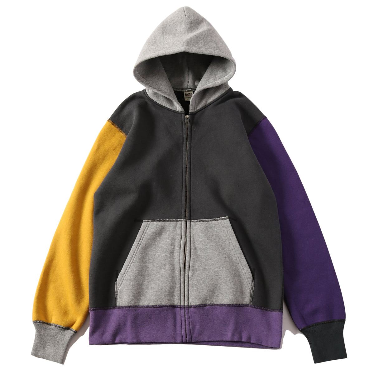 【BAON】Cosito String Reversible Fleece Over Padded Jumper Crazy Pattern】