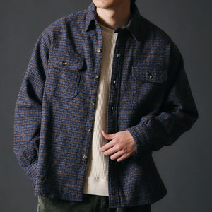 
                  
                    Load image into gallery viewer 40&amp;#39;s Worker Tweedy Cotton Flannel Shirt【Ver.1】BR-25372
                  
                