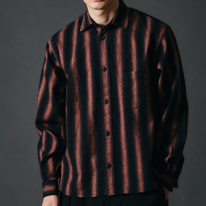 
                  
                    Load image into gallery viewer Shaggy Stripe L/S Shirt BR-25325
                  
                