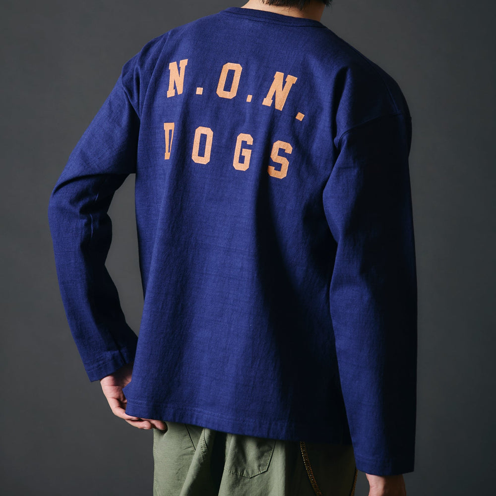 
                  
                    Load image into gallery viewer 10/- 90&amp;#39;s Heavy Weight L/S Print T-shirt【Saturday HOTDOG】BR-25333
                  
                