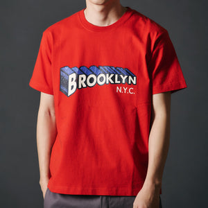 
                  
                    Load image into gallery viewer 16/- Sellout S/S Print T-shirt【BROOKLYN】BR-25301
                  
                