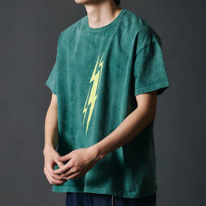 
                  
                    Load image into gallery viewer 【Pigment Dye】14/- G.O.A.T S/S T-shirt【LIGHTNING】BR-25314
                  
                