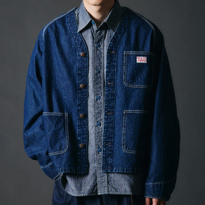 
                  
                    Load image into gallery viewer BARNS OUTFITTERS × BIGMAC Denim Engineer Jacket【Collaboration】BR-25370
                  
                