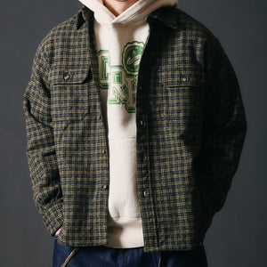 
                  
                    Load image into gallery viewer 40&amp;#39;s Worker Tweedy Cotton Flannel Shirt【Ver.1】BR-25372
                  
                