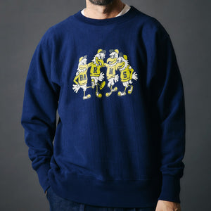 
                  
                    Load image into gallery viewer 10/7 90s Crewneck Sweatshirt 【BARNS Univ.】BR-24373
                  
                