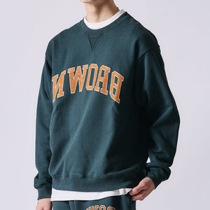 
                  
                    Load image into gallery viewer 90s Easy Fit Sweatshirt【BROWN】BR-24380
                  
                