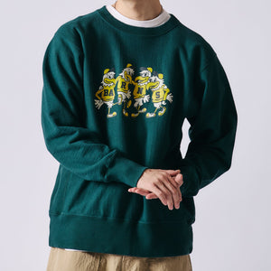 
                  
                    Load image into gallery viewer 10/7 90s Crewneck Sweatshirt 【BARNS Univ.】BR-24373
                  
                