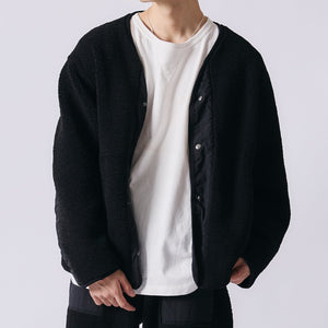 
                  
                    Load image into gallery viewer Utility Boa Cardigan【BARNS HIGHEST】BH243005
                  
                