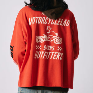 
                  
                    Load image into gallery viewer Boxy L/S Print T-shirt【MOTORCYCLELADY】BR-25403
                  
                