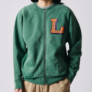 
                  
                    Load image into gallery viewer 【Pigment Dye】Athletic Zip Up Print Cardigan【T.R.EAST TRACK】BR-25468
                  
                