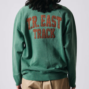 
                  
                    Load image into gallery viewer 【Pigment Dye】Athletic Zip Up Print Cardigan【T.R.EAST TRACK】BR-25468
                  
                
