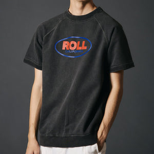 
                  
                    Load image into gallery viewer 90&amp;#39;s Half Sleeves Print Sweatshirt 【ROLL】BR-25116
                  
                