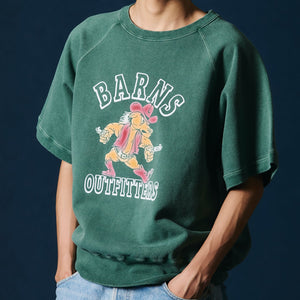 Pigment Dye】90's S/S Sweatshirt【Horse Cowboy】BR-26114 – BARNS