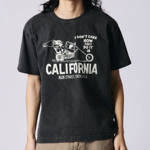 
                  
                    Load image into gallery viewer 【Pigment Dye】16/-BD Tube S/S Print T-shirt【CALIFORNIA】BR-25253
                  
                