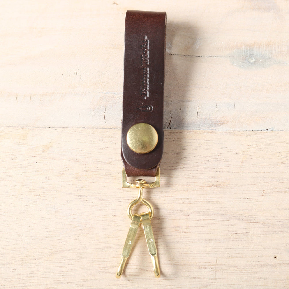 
                  
                    Load image into gallery viewer 【North&amp;amp;Judd】Horween Chromexcel Leather Key Fob【Button Works】BW-0178
                  
                