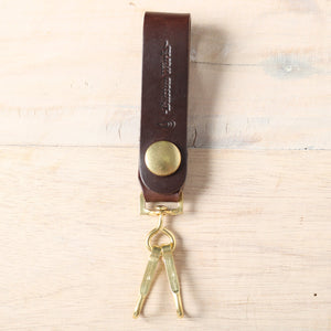 
                  
                    Load image into gallery viewer 【North&amp;amp;Judd】Horween Chromexcel Leather Key Fob【Button Works】BW-0178
                  
                