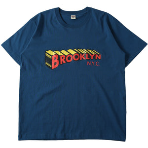 
                  
                    Load image into gallery viewer 16/- Sellout S/S Print T-shirt【BROOKLYN】BR-25301
                  
                