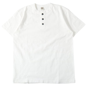
                  
                    Load image into gallery viewer 【official website exclusive item】“STANDARD” 14/- COZUN Henry Neck T-Shirt【Button Works】BR-8146BW2
                  
                