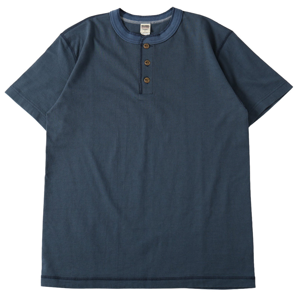 
                  
                    Load image into gallery viewer 【official website exclusive item】“STANDARD” 14/- COZUN Henry Neck T-Shirt【Button Works】BR-8146BW2
                  
                