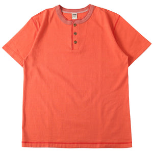 
                  
                    Load image into gallery viewer 【official website exclusive item】“STANDARD” 14/- COZUN Henry Neck T-Shirt【Button Works】BR-8146BW2
                  
                