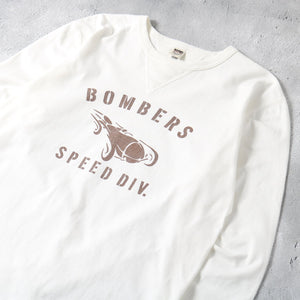 
                  
                    Load image into gallery viewer 14/- COZUN Double V Gusset L/S Print T-shirt【BOMBERS】BR-24407
                  
                