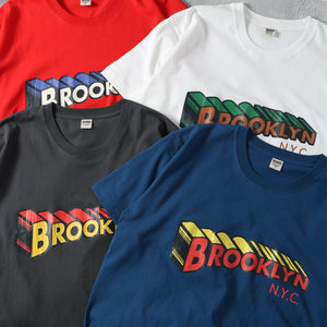 
                  
                    Load image into gallery viewer 16/- Sellout S/S Print T-shirt【BROOKLYN】BR-25301
                  
                