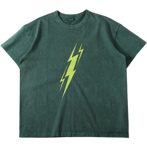 
                  
                    Load image into gallery viewer 【Pigment Dye】14/- G.O.A.T S/S T-shirt【LIGHTNING】BR-25314
                  
                