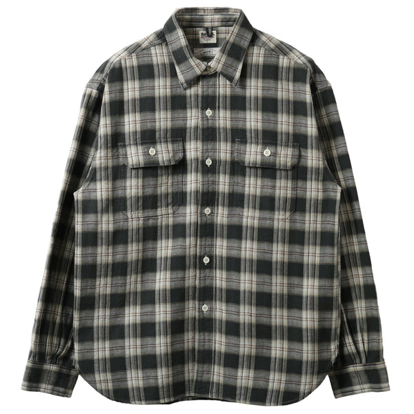 Cotton Flannel L/S Shirt 【Shuttle notes】 BR-26370