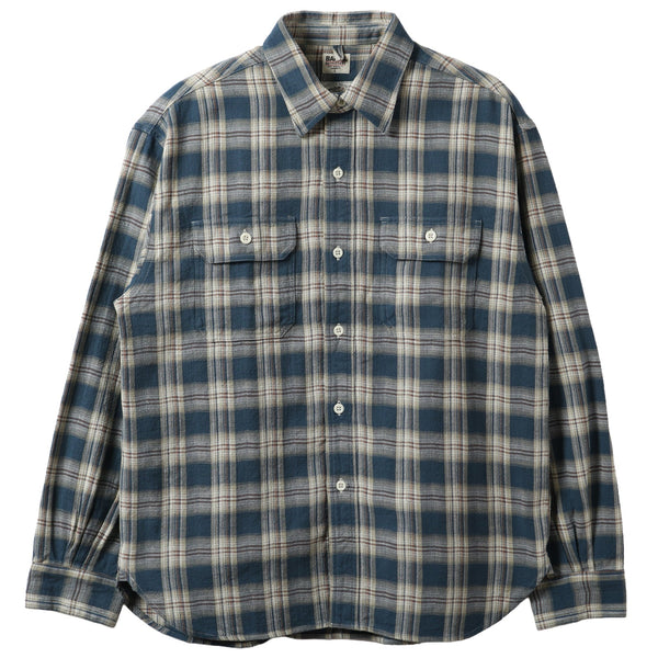 Cotton Flannel L/S Shirt 【Shuttle notes】 BR-26370