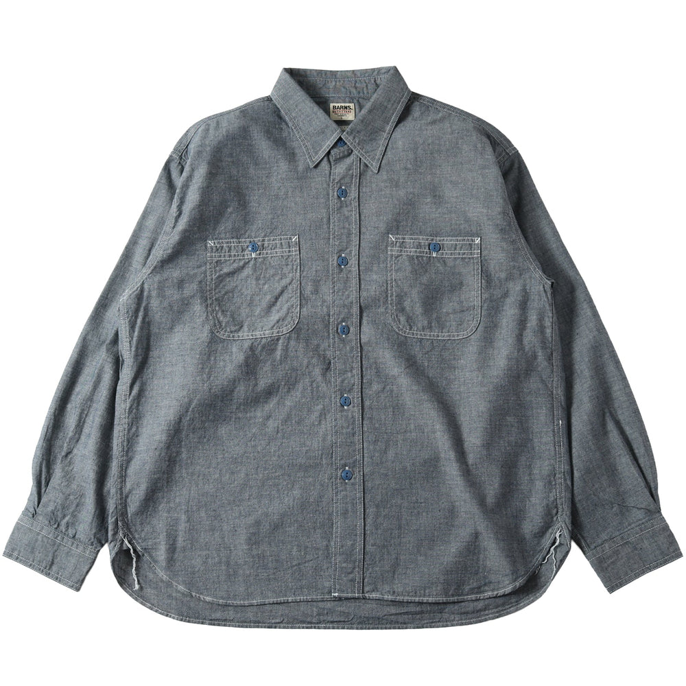 
                  
                    Load image into gallery viewer 【Mickey Mouse】40&amp;#39;s Indigo Naval L/S Shirt【Special Item】BR-25340
                  
                