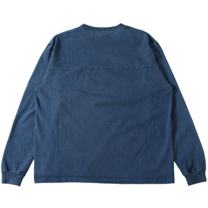 
                  
                    Load image into gallery viewer 【Pigment Dye】14/- G.O.A.T L/S Football T-shirt【TRIBECA】BR-25341
                  
                