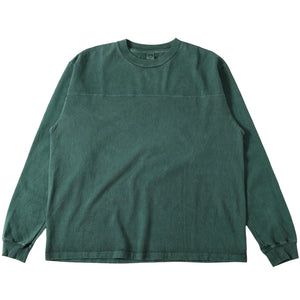 
                  
                    Load image into gallery viewer 【Pigment Dye】14/- G.O.A.T L/S Football T-shirt【Solid Color】BR-25336
                  
                