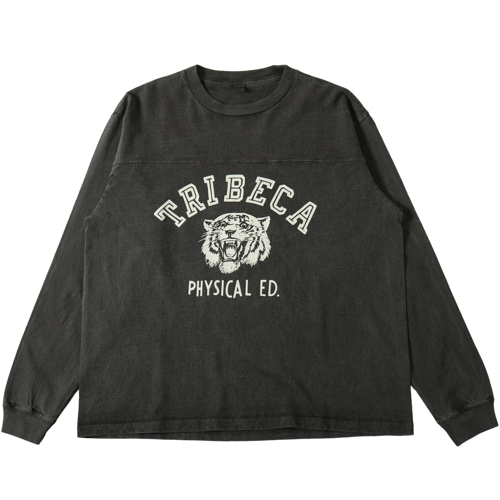 
                  
                    Load image into gallery viewer 【Pigment Dye】14/- G.O.A.T L/S Football T-shirt【TRIBECA】BR-25341
                  
                