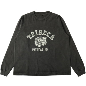 
                  
                    Load image into gallery viewer 【Pigment Dye】14/- G.O.A.T L/S Football T-shirt【TRIBECA】BR-25341
                  
                