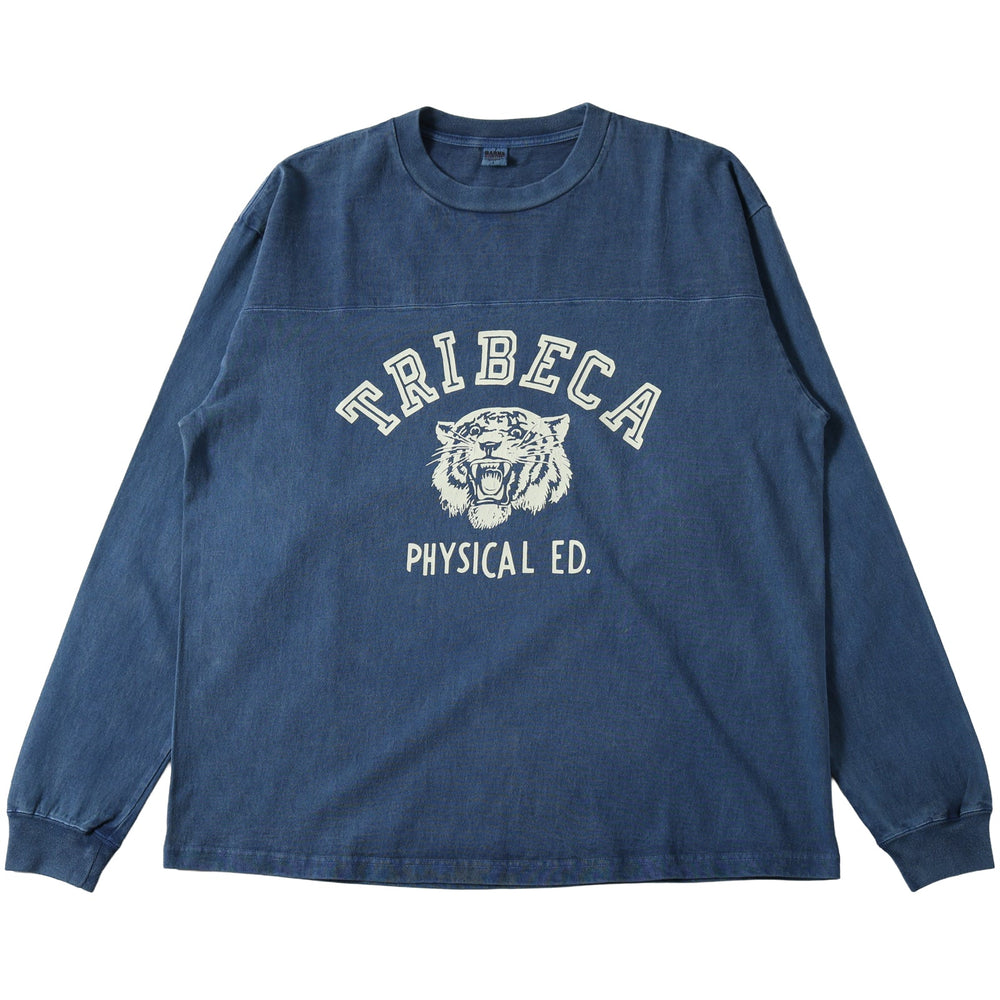 
                  
                    Load image into gallery viewer 【Pigment Dye】14/- G.O.A.T L/S Football T-shirt【TRIBECA】BR-25341
                  
                