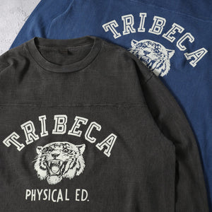 
                  
                    Load image into gallery viewer 【Pigment Dye】14/- G.O.A.T L/S Football T-shirt【TRIBECA】BR-25341
                  
                