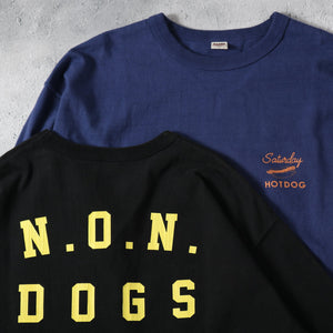 
                  
                    Load image into gallery viewer 10/- 90&amp;#39;s Heavy Weight L/S Print T-shirt【Saturday HOTDOG】BR-25333
                  
                