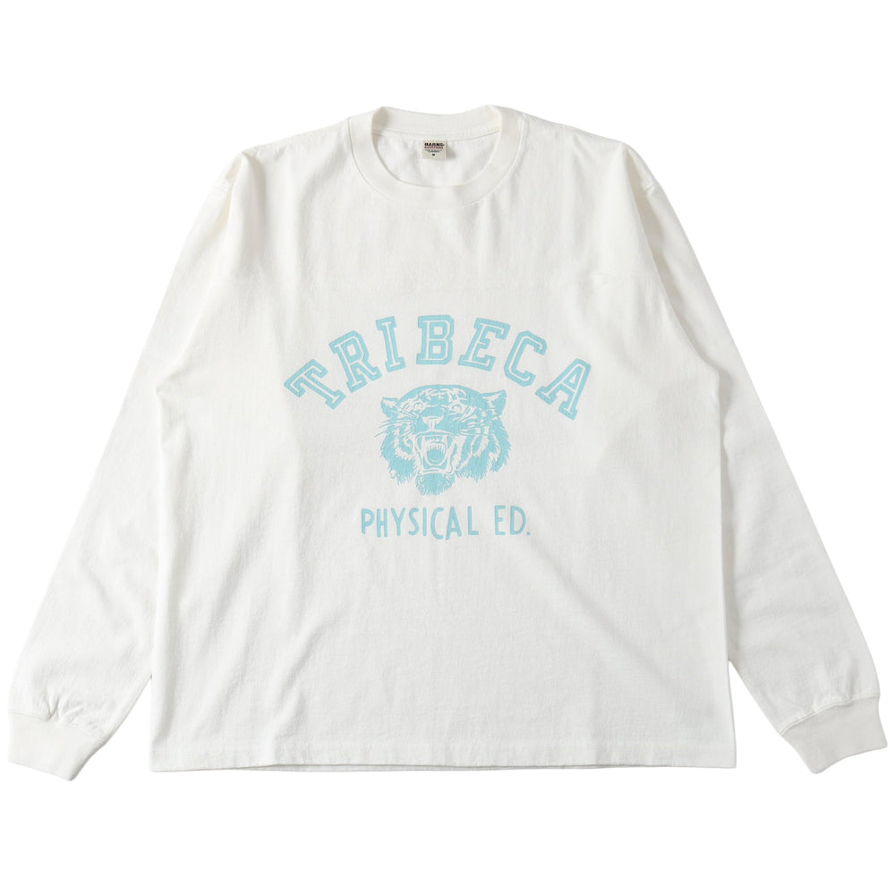 
                  
                    Load image into gallery viewer 【Pigment Dye】14/- G.O.A.T L/S Football T-shirt【TRIBECA】BR-25341
                  
                