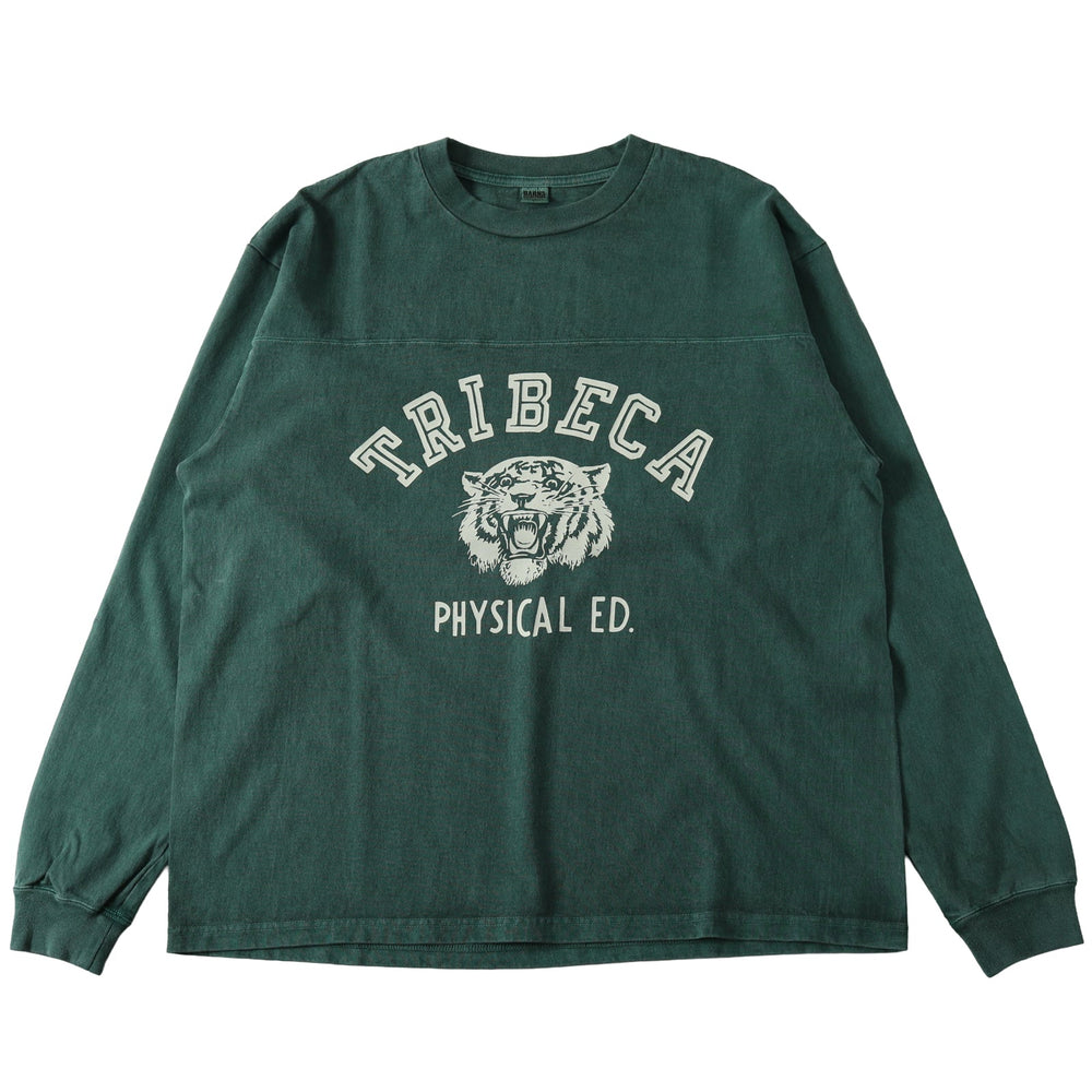 
                  
                    Load image into gallery viewer 【Pigment Dye】14/- G.O.A.T L/S Football T-shirt【TRIBECA】BR-25341
                  
                
