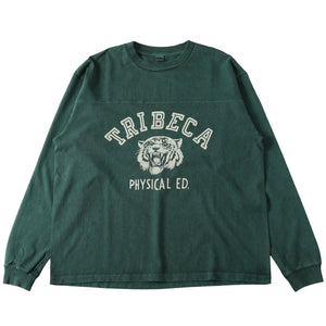 
                  
                    Load image into gallery viewer 【Pigment Dye】14/- G.O.A.T L/S Football T-shirt【TRIBECA】BR-25341
                  
                