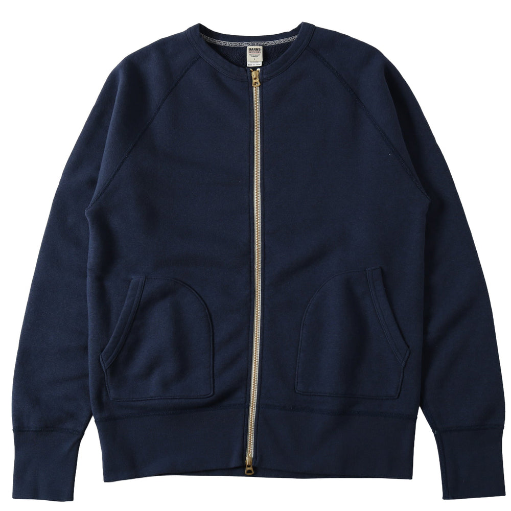 
                  
                    Load image into gallery viewer “STANDARD” TSURIAMI Crewneck Zip Up Cardigan BR-1053
                  
                