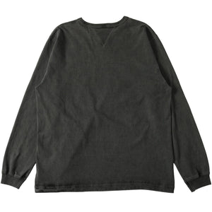 
                  
                    Load image into gallery viewer 【2025 Seasonal Color】“STANDARD” 14/- COZUN  Double-V Gusset Crew Neck L/S T-Shirt【Pigment Dye】BR-3043PG
                  
                