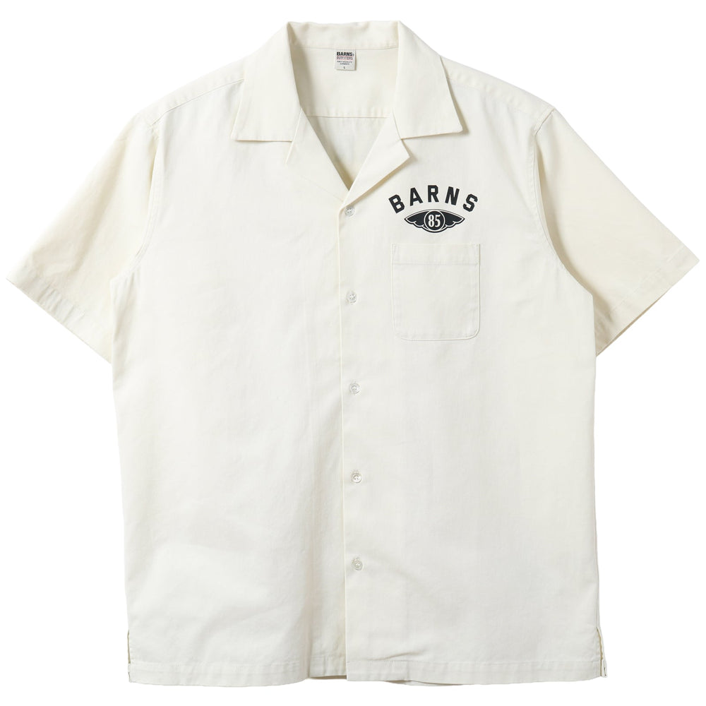 Heavy Twill Cotton Bowling Shirt【Flying Wheel】BR-26202 – BARNS