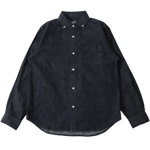 
                  
                    Load image into gallery viewer 8oz Denim Wide Spread Collar B.D. L/S Shirt BR-25338
                  
                
