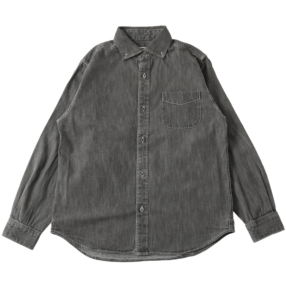 
                  
                    Load image into gallery viewer 8oz Denim Wide Spread Collar B.D. L/S Shirt BR-25338
                  
                