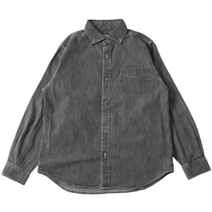 
                  
                    Load image into gallery viewer 8oz Denim Wide Spread Collar B.D. L/S Shirt BR-25338
                  
                